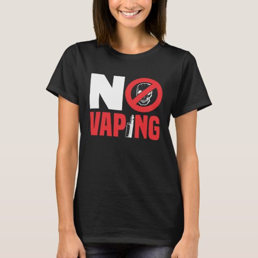 No Vaping T-Shirt (Vorderseite)
