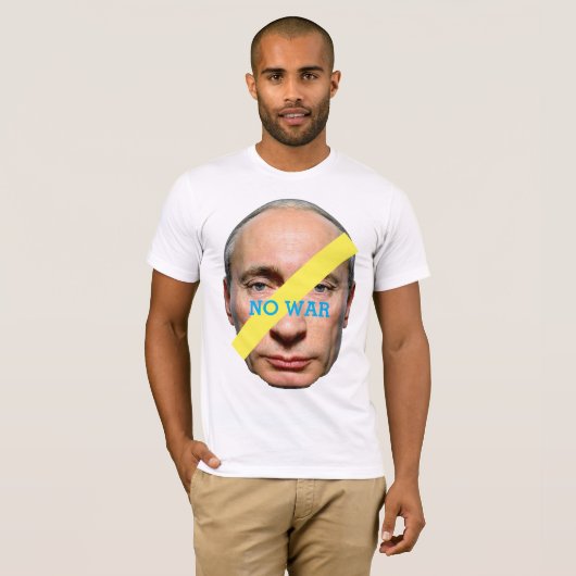 NO WAR PUTIN T-Shirt (Vorne ganz)