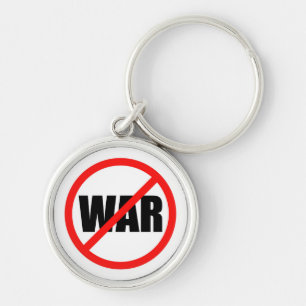 No War Symbol Schlüsselanhänger