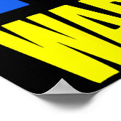 No War Ukraine  Poster (Ecke)