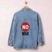 NO WAR — Weltweiter Friedensprotest Jeansjacke (Hangar)
