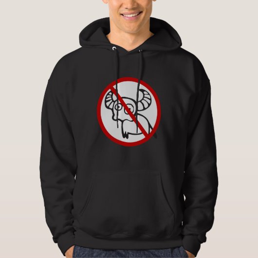 NO Water Buffalo ⚠ Funny Asian Thai ⚠ Hoodie (Vorderseite)