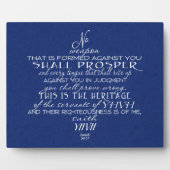 No Weapon Star von David Blue Fotoplatte (Vorderseite)