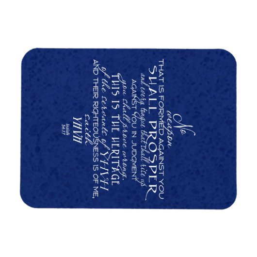 No Weapon Star von David Blue Magnet (Horizontal)