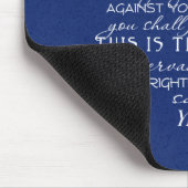 No Weapon Star von David Blue Mousepad (Ecke)