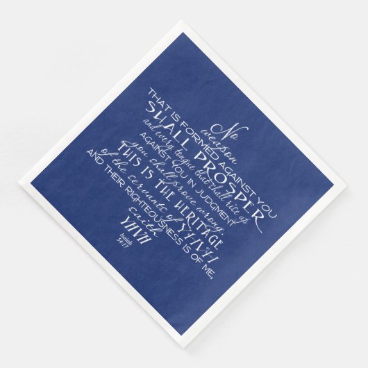 No Weapon Star von David Blue Serviette (Ecke)