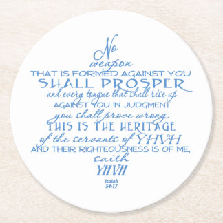 No Weapon Star von David Runder Pappuntersetzer