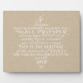 No Weapon Star von David Tan Fotoplatte (Vorderseite)