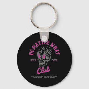 No What Club Sticker Schlüsselanhänger