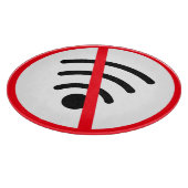 No WIFI Cutting Board Schneidebrett (Ecke)