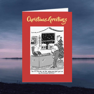 No Win No Fee Lawyers Christmas Card Feiertagskarte