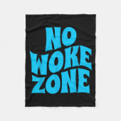 No Wokes Here, Funny Republican , Conservative Vot Fleecedecke (Vorderseite)