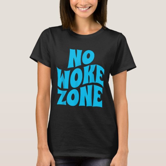 No Wokes Here, Funny Republican , Conservative Vot T-Shirt (Vorderseite)