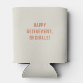 No Work Zone Retirement Party Fun Custom Photo Dosenkühler (Rückseite)