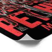 No You Can't Pet Her Malinois Funny K9 Military Ha Poster (Ecke)