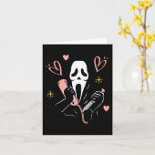 No You Hang Up First Ghost Calling Halloween Karte (Gelbe Blume)