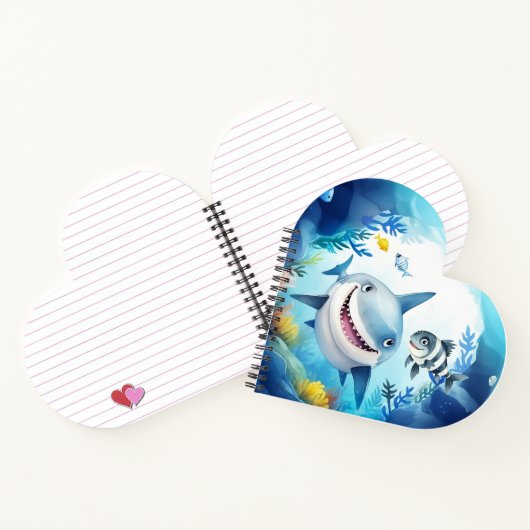 Noa the Shark and Casper, Ihr bester Fisch-Freund Notizblock (Innenseite)