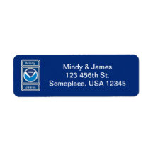 NOAA-Adressenaufkleber