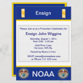 NOAA-Aufforderung Einladung (Vorne/Hinten)