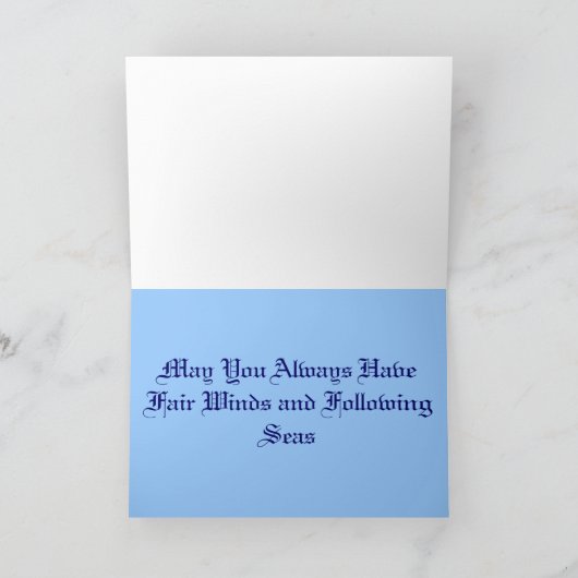 NOAA Captain Werbeaktion Card Karte (Innenseite)