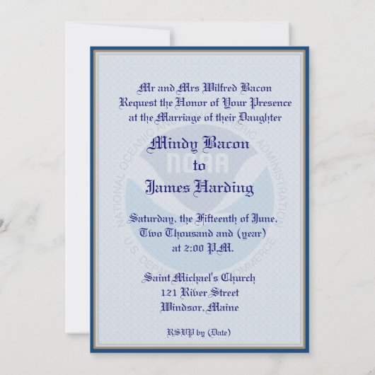 NOAA-Einladung Einladung (Rückseite)