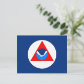NOAA-Flag Postkarte (Stehend Vorderseite)