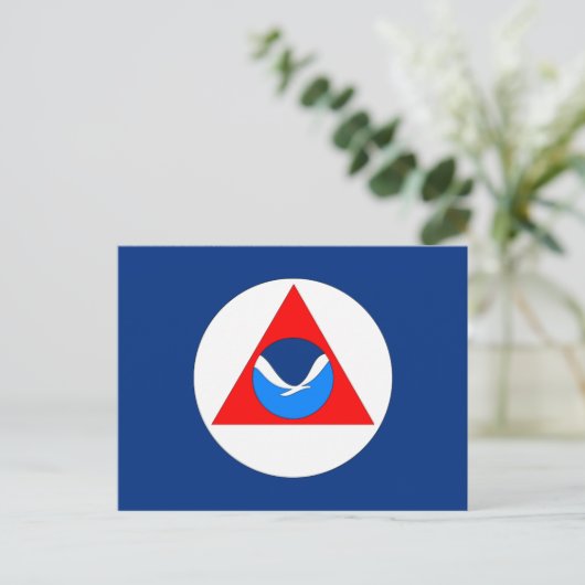 NOAA-Flag Postkarte (Stehend Vorderseite)