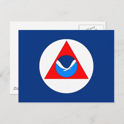 NOAA-Flag Postkarte (Vorne/Hinten)