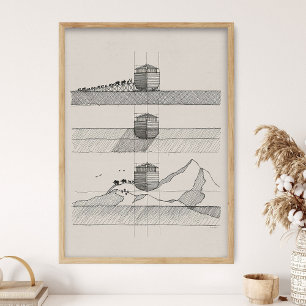 Noachs Arche Bibel Kunst, Bibel Kunst, WAND Kunst, Poster