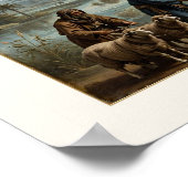 Noachs Arche — Da Vinci Stil Poster (Ecke)