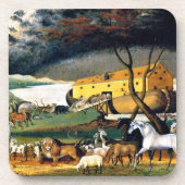 Noachs Arche Getränkeuntersetzer (Vorderseite)