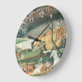 Noachs Arche Große Wanduhr (Winkel)