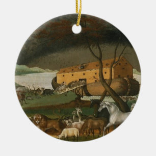 Noachs Arche vintage religiöse Malerei Ornament