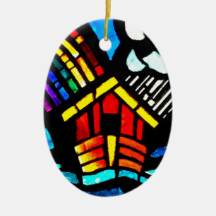 Noachs Arche Weihnachtsbaumschmuck für Kinder Keramik Ornament