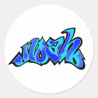 Noah 2 runder aufkleber