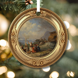 Noah and the Ark Advent Jesse Tree Ornament Aus Metall