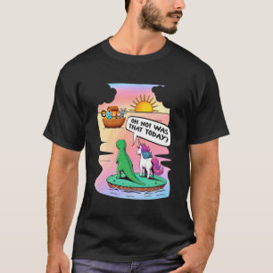 Noah-Arche Einhorn Dinosaur Christ Jesus Katholik T-Shirt
