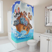 Noah Ark Cartoon Duschvorhang (Beispiel)