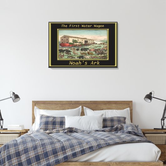Noah Ark Genesis 6 Gewartet Tiere Leinwanddruck (Insitu (Schlafzimmer))