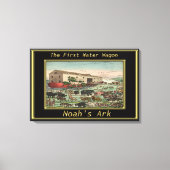 Noah Ark Genesis 6 Gewartet Tiere Leinwanddruck (Vorderseite)