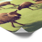 Noah bereitet die Große Arche vor Poster (Ecke)