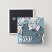 Noah-Button-Knopf Button (Vorne & Hinten)
