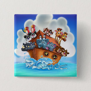 Noah-Cartoon Button