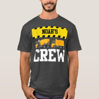 Noah Construction Crew Custom Dumptruck Dump Truck T-Shirt