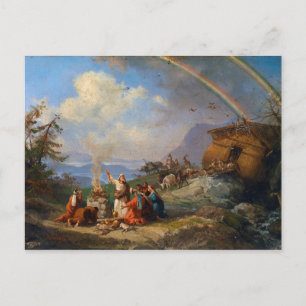 Noah dankt für die Errettung (1901) Postkarte