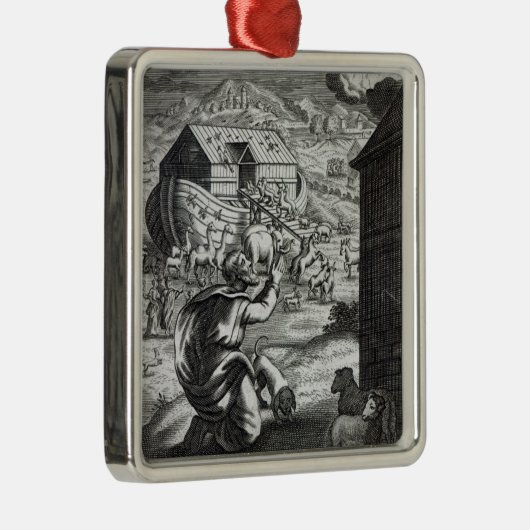 Noah entreth die Arche Ornament Aus Metall (Rechts)