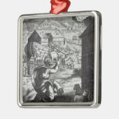Noah entreth die Arche Ornament Aus Metall (Links)