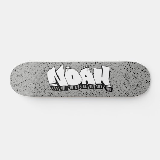 Noah Graffiti Custom Personalisiert Cool Skateboar Skateboard (Horizontal)