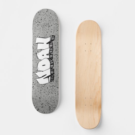 Noah Graffiti Custom Personalisiert Cool Skateboar Skateboard (Vorderseite)