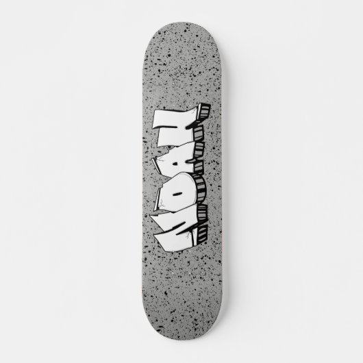 Noah Graffiti Custom Personalisiert Cool Skateboar Skateboard (Vorne)